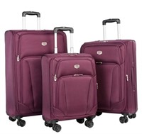 Berkley Jensen Spinner Luggage Purple