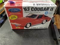 Sealed Ford '63 Cougar II 1:25 Model Kit