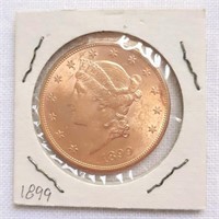 1899 $20 Liberty Gold