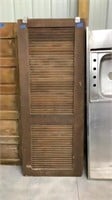 Wood Closet Doors, 30” W x 72 1/2” T (2)
