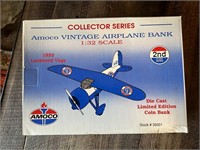 Amoco 1932 Lockheed Vega Vintage Airplane Bank