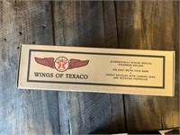 Wings of Texaco Diecsat Airplane Bank in Box 4th