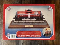 Red Crown Gasoline Train Tank Car Bank