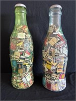 2 Plastic Coca-Cola Bottles Of Vintage Matches