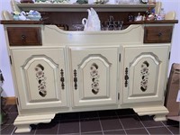 TEMPLE STUART HAND-PAINTED WOODEN DRY SINK