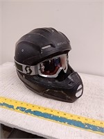 EVS helmet with goggles