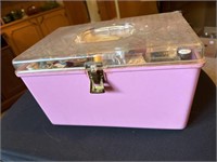 Pink sewing kit