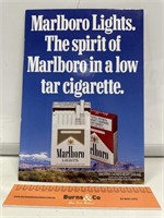MARLBORO Cigarettes Cardboard Counter Top Point