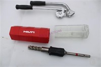 HILTI 5/8 Bit & A Tube Bender