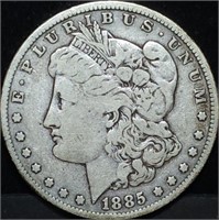 1885 Morgan Silver Dollar