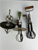 Vintage kitchen hand mixers