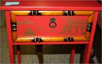 Tray Table-Red Side Table