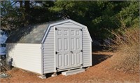Vinyl Sided Outbuilding w/ Shingle Roof 12'3"L X