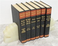 ONYX BOOKENDS & VINTAGE BOOKS