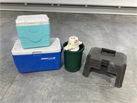 Coolers, Ice Cream Maker, Storage Stool