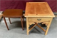 Thomasville End Table & A Mersman Table
