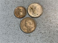 Three coins from Philippines