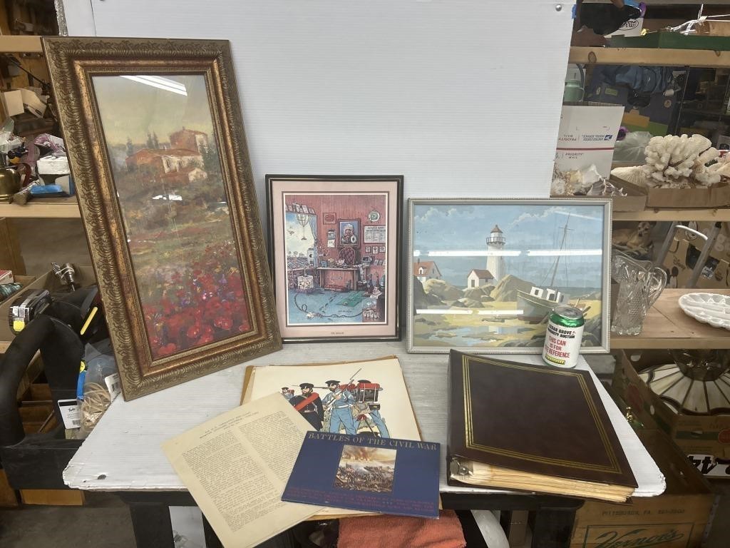 Decorative pictures and collectable civil war