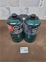 2 Propane 16oz camping fuel cans