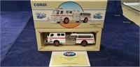 (1) CORGI Toy Fire Truck w/ COA