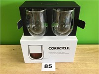 Corkcicle Double Walled Stemless Wine Glasses