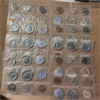 1964 Proof Sets x10 in Plastic