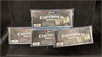 Currency Supply: (4) Currency Sleeve Packs for
