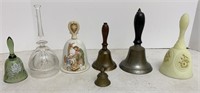 Hand Painted Fenton & Other Bells