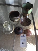 5 Pieces of Original Pottery & Glass Insulator