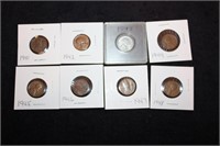 16 Wheat pennies 1941-1958