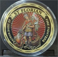 St. Florian challenge coin