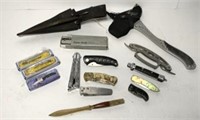 Pocket Knives, Dagger in Sheath & More