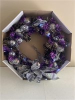 TCU Themed Purple Wreath