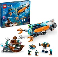 842PCS LEGO City Deep-Sea Explorer Submarine 60379