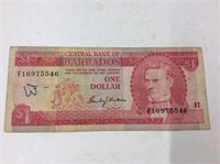 Barbados 1980, $1