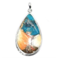 Silver Oyster Turquoise(18.45ct) Pendant