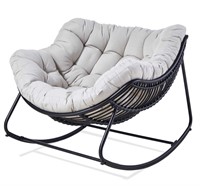 SEALED-CANVAS Outdoor Patio Rocking Chair