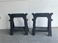 Pair of Folding Sawhorses