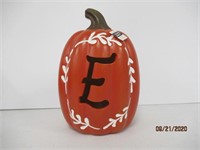 Light Up Halloween Pumpkin, "E"