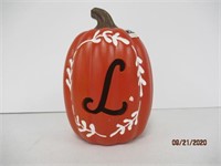 Light Up Halloween Pumpkin, "L"