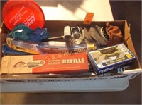 Box of misc. auto supplies