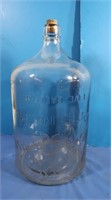 Glass Water Jug w/Cork-Consolidated Ice Co-Pgh