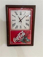 OLD COCA-COLA HANOVER WALL CLOCK NOT WORKING