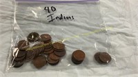 40ct Indian Pennies