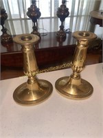 Brass candle stands