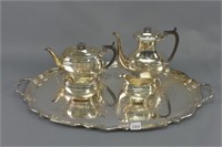 Elegant Sterling Silver Tea Coffee Service