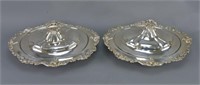 Pair of Sterling Silver Vegetable Dishes