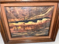 Watercolor by  Jan Hayes - New Mexico - Framed