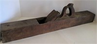 Antique wooden hand plane 27"