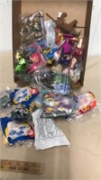 Group of happy meal collector toys